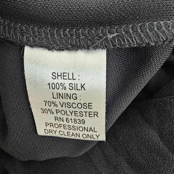 Rickie Freeman by Teri Jon Women's Black Silk Jewel Midi Dress Size 14 $440 MSRP - Picture 16 of 16